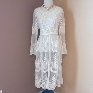 Boho Chic Maternity Shoot Gown